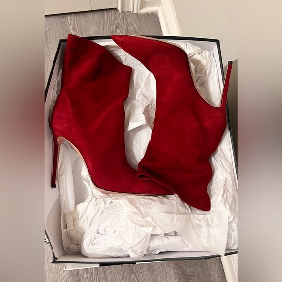 🔥(NWT) Aquazurra Red Boots (39) - Picture 2 of 6